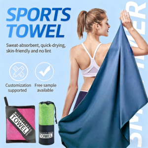 Microfiber Sports Towel (Solid Color)